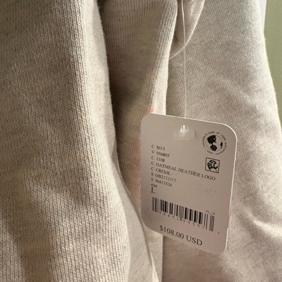 Free People For The Win Off The Shoulder Logo Sweatshirt Large - Picture 5 of 6